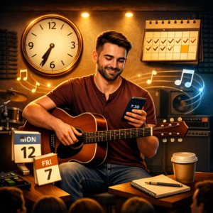 Flexible Schedule, that gives even people with busy schedules the flexibility they need to learn the guitar.